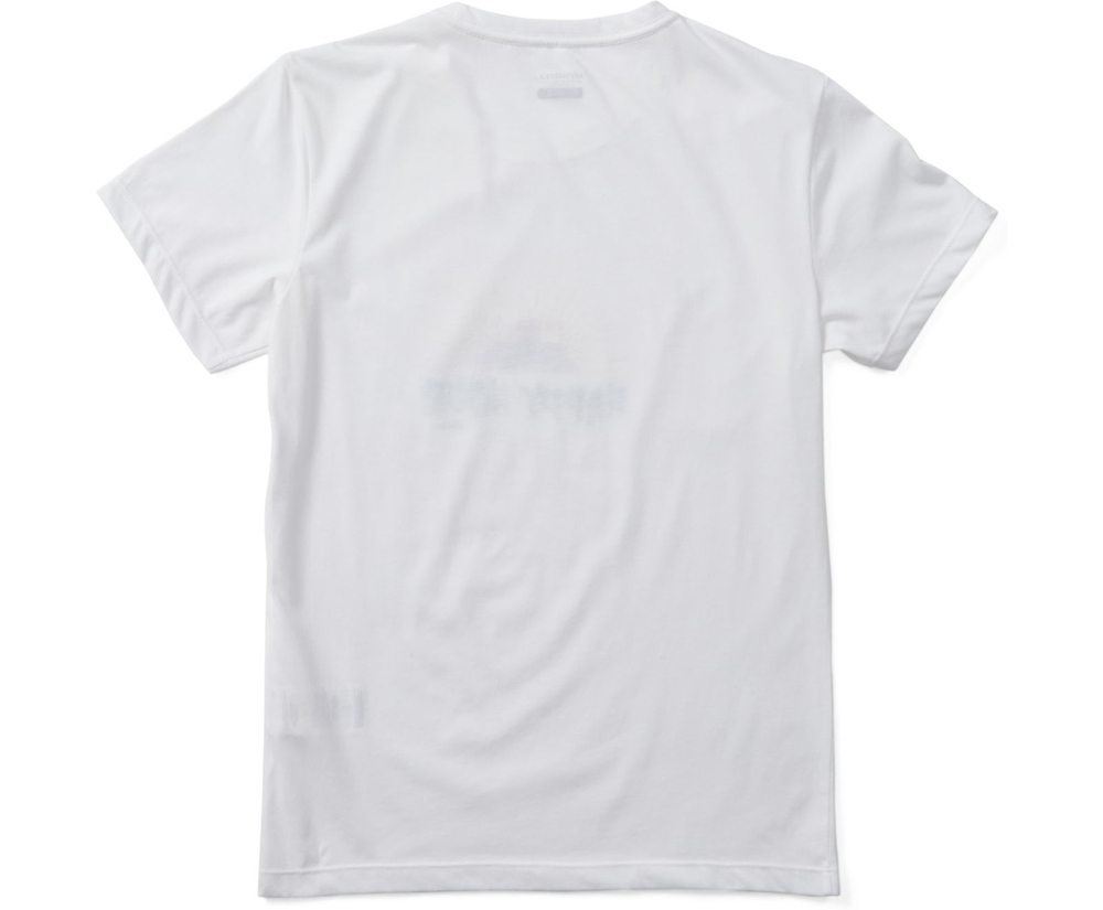 Merrell Kort Ærme Dame - Happy Hour Tee - Hvide - VQF369201